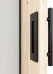 Maniglia scorrevole in legno per porta 30 cm a vite
