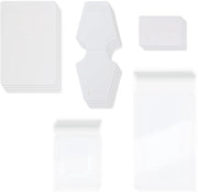 Display per collane da collo - Orecchini cartellini supporto - Confezione per gioielli - Bianco - Sacchetti autoadesivi - 300 pezzi