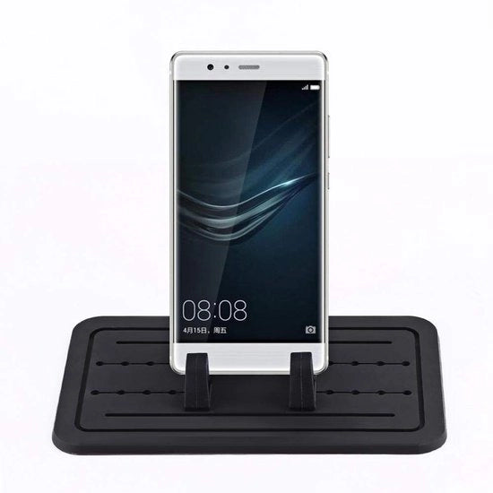 Oggetto di supporto per telefono per auto con base antiscivolo in silicone - gel - supporto di fissaggio - angolo stabile - design semplice - grande capacità di assorbimento - supporto per telefono