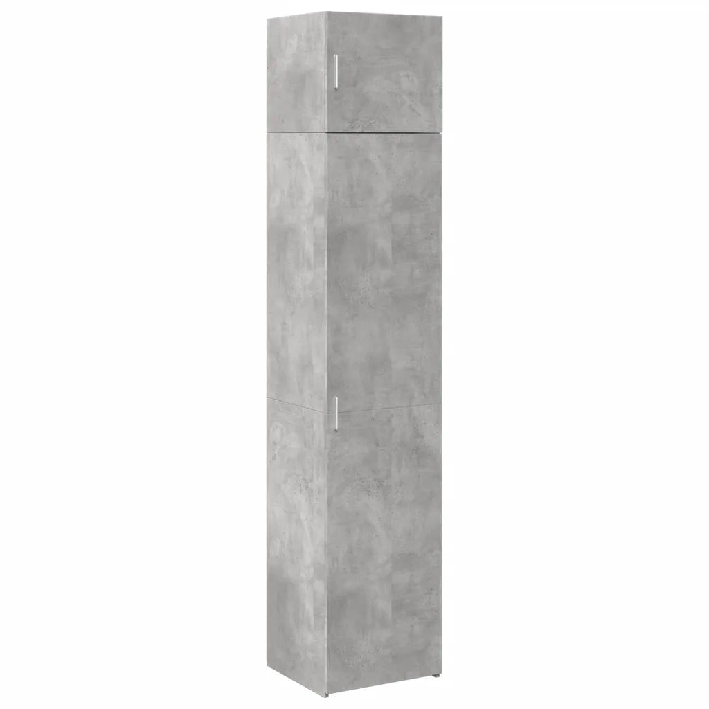 Mobile Sottile Grigio Cemento 45x42,5x225 cm in Truciolato CFW1200325