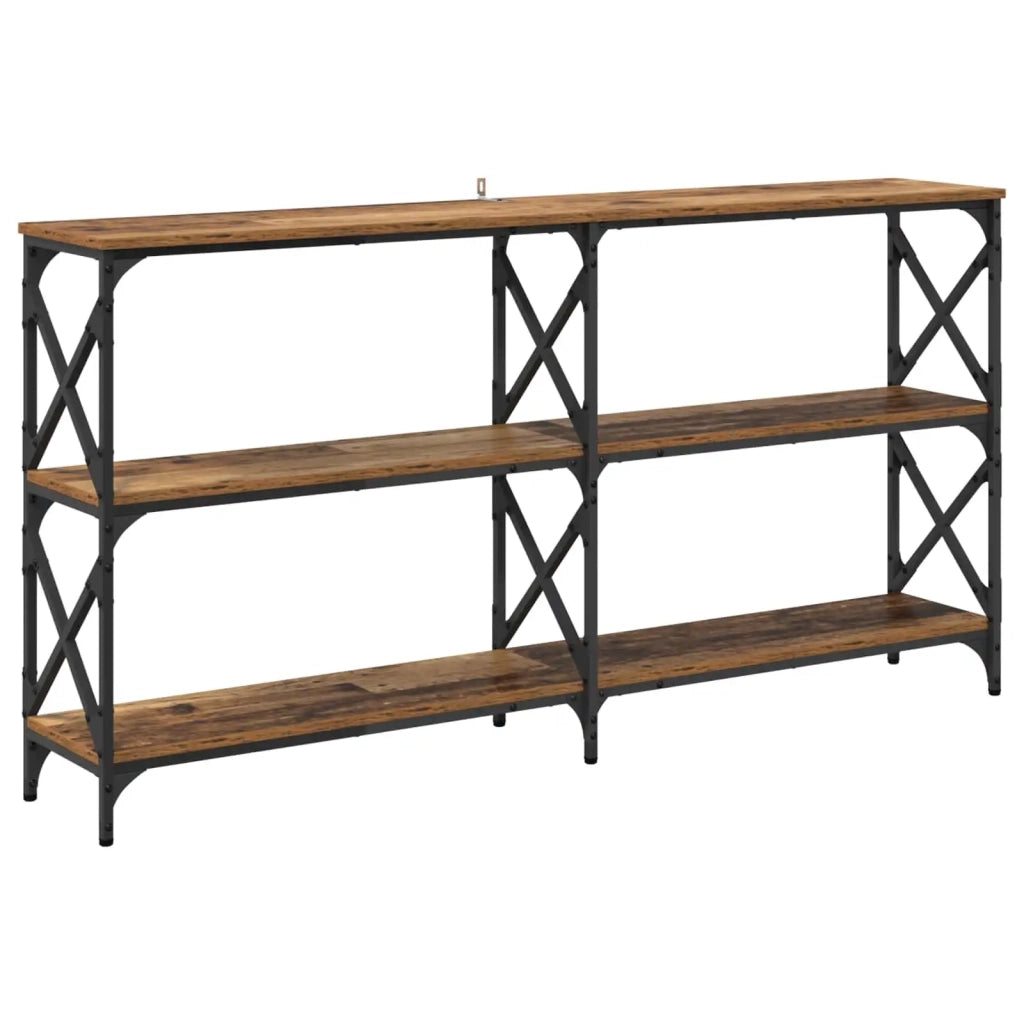Tavolo Consolle | Tavolo d'Ingresso Legno vecchio 156 x 28 x 80,5 cm