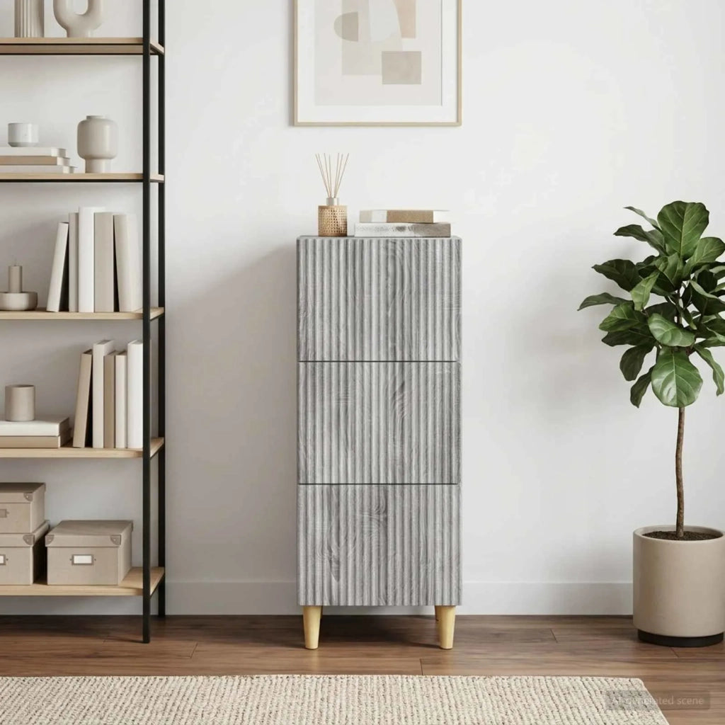 Mobile con Cassetti Grigio Sonoma 33 x 34,5 x 90 cm 894621