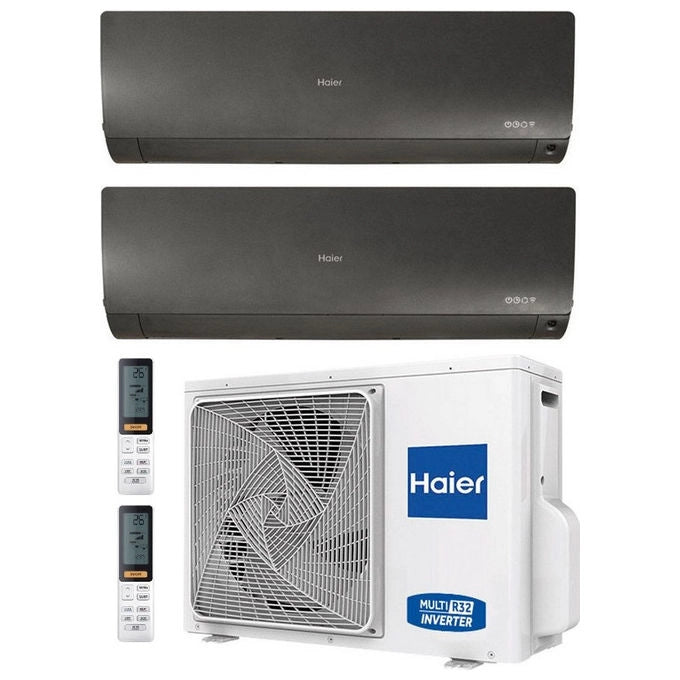 Haier Climatizzatore Multi Split Serene Plus 2.6 kW Nero Opaco Funzione WiFi