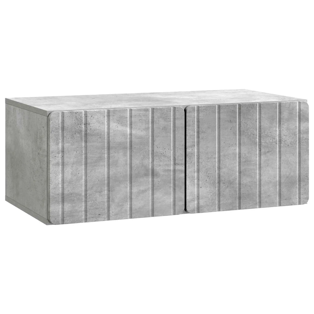 Mobile Porta TV da Muro Grigio Cemento 78,5 x 41 x 30 cm 898348