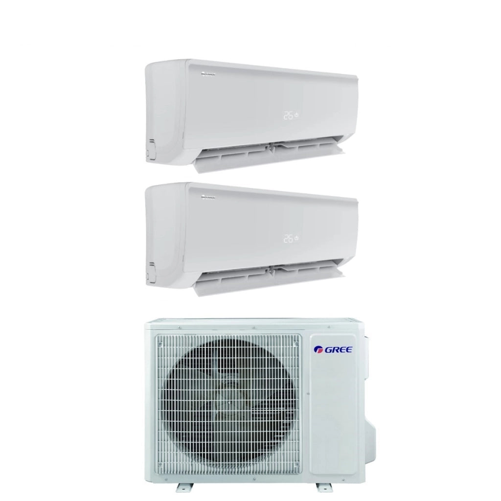 Condizionatore Dual Split Gree Bora Plus 9+9 con GWHD(14)NK6OO R-32 Wi-Fi Optional