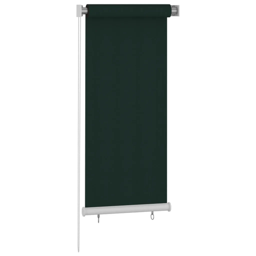 Tenda a Rullo per Esterni 60x140 cm Verde Scuro HDPE 312809