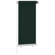Tenda a Rullo per Esterni 60x140 cm Verde Scuro HDPE 312809