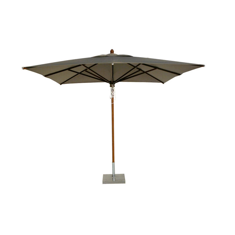 Ombrellone palo centrale Timbers Made in Italy - 200 x 300 cm - Talpa