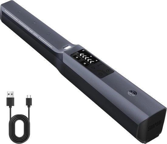 Pinpointer Professionale con Protezione IP68 e Batteria Ricaricabile - 360° Deteczione e Schermo LCD