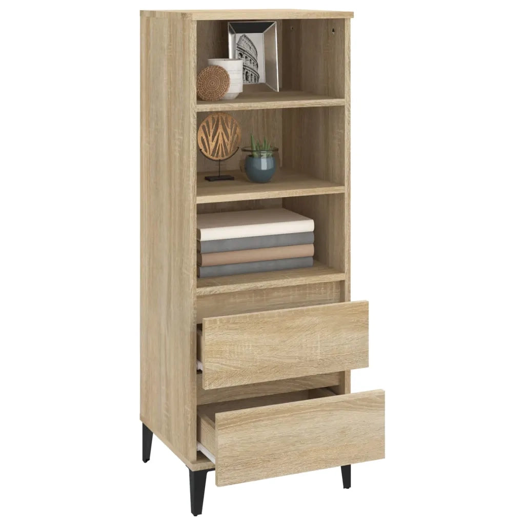 Credenza Rovere Sonoma 40x36x110 cm in Legno Multistrato cod mxl 16308