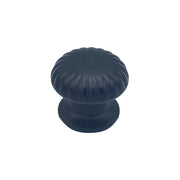 Pomolo fisso per porta SAGUATTI 161/60ZB in alluminio nero opaco