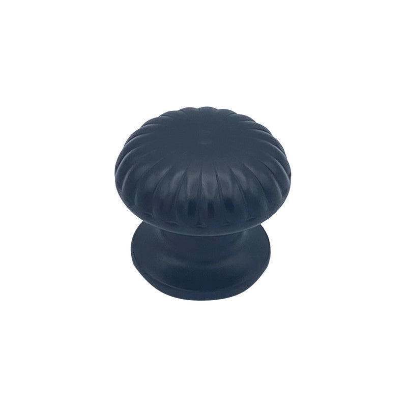 Pomolo fisso per porta SAGUATTI 161/60ZB in alluminio nero opaco