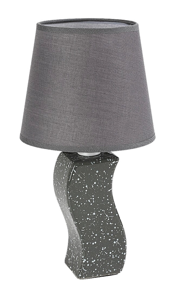 Lampada da tavolo Dayami ceramica grigio 1xE14 Rabalux