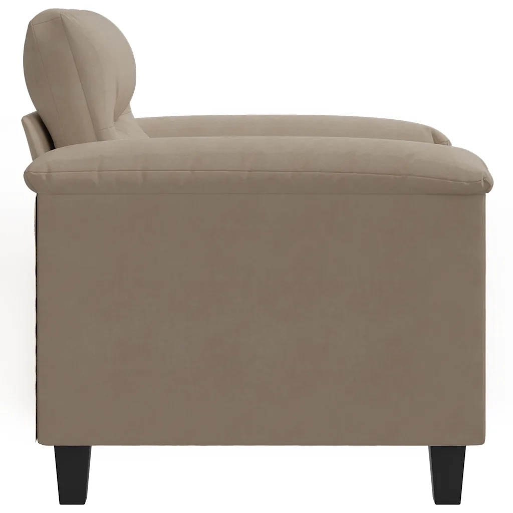 Poltrona | Sedia Relax Tortora 60 cm in Microfibra