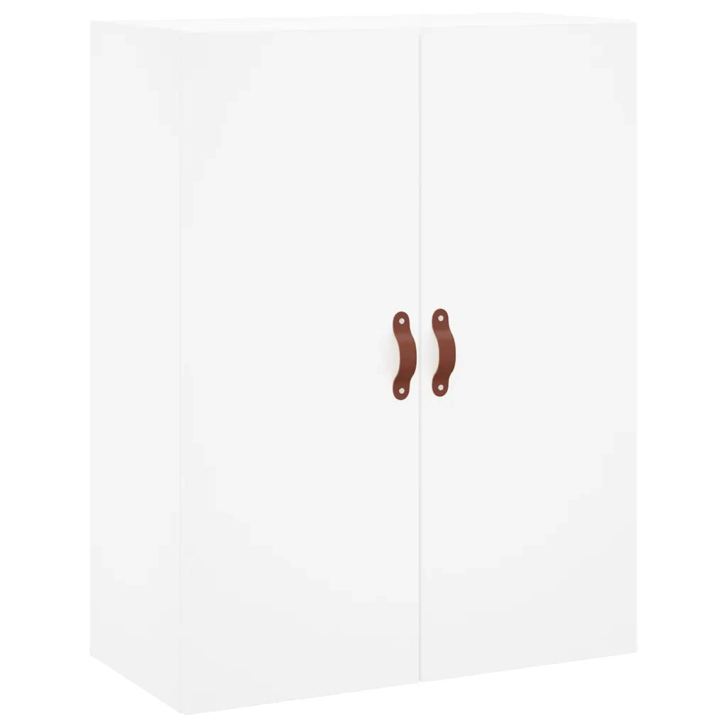 Credenza Bianca 69,5x34x180 cm in Legno Multistrato 3196043