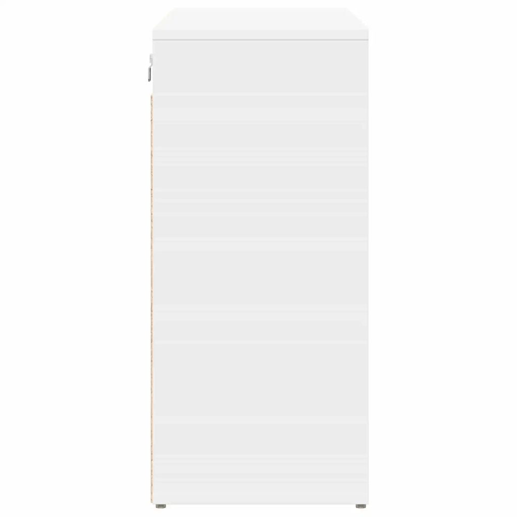 Mobile per scarpe Bianco 103 x 30 x 67 cm Legno multistrato 808729