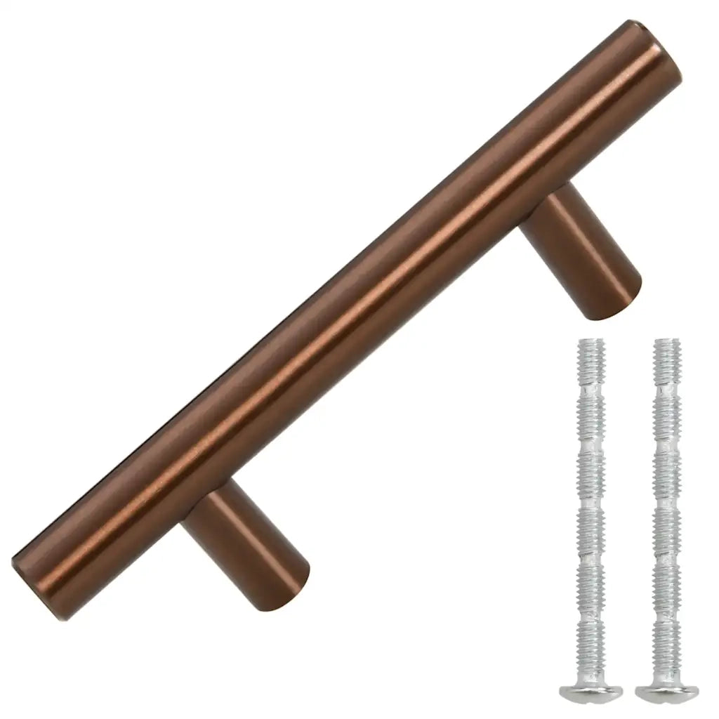 Maniglie per Mobili 10pz Bronzo 64mm in Acciaio Inox