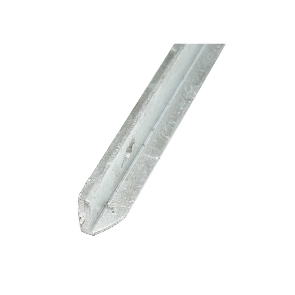 Picchetto, elettrodo di messa a terra, profilo a T 30x30x3mm, L=175cm, acciaio zincato, zincato