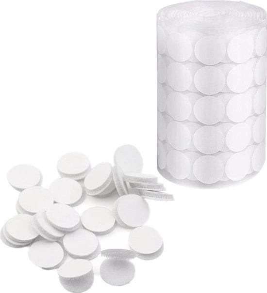 1000 pezzi di nastro adesivo a 20mm autoadesivo - chiusura con nastro adesivo autoadesivo - nastro adesivo uncino e lusso.