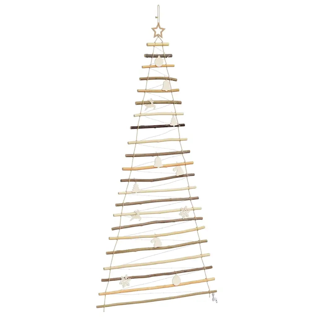 Albero di Natale Naturale 210 cm legno massiccio di frassino