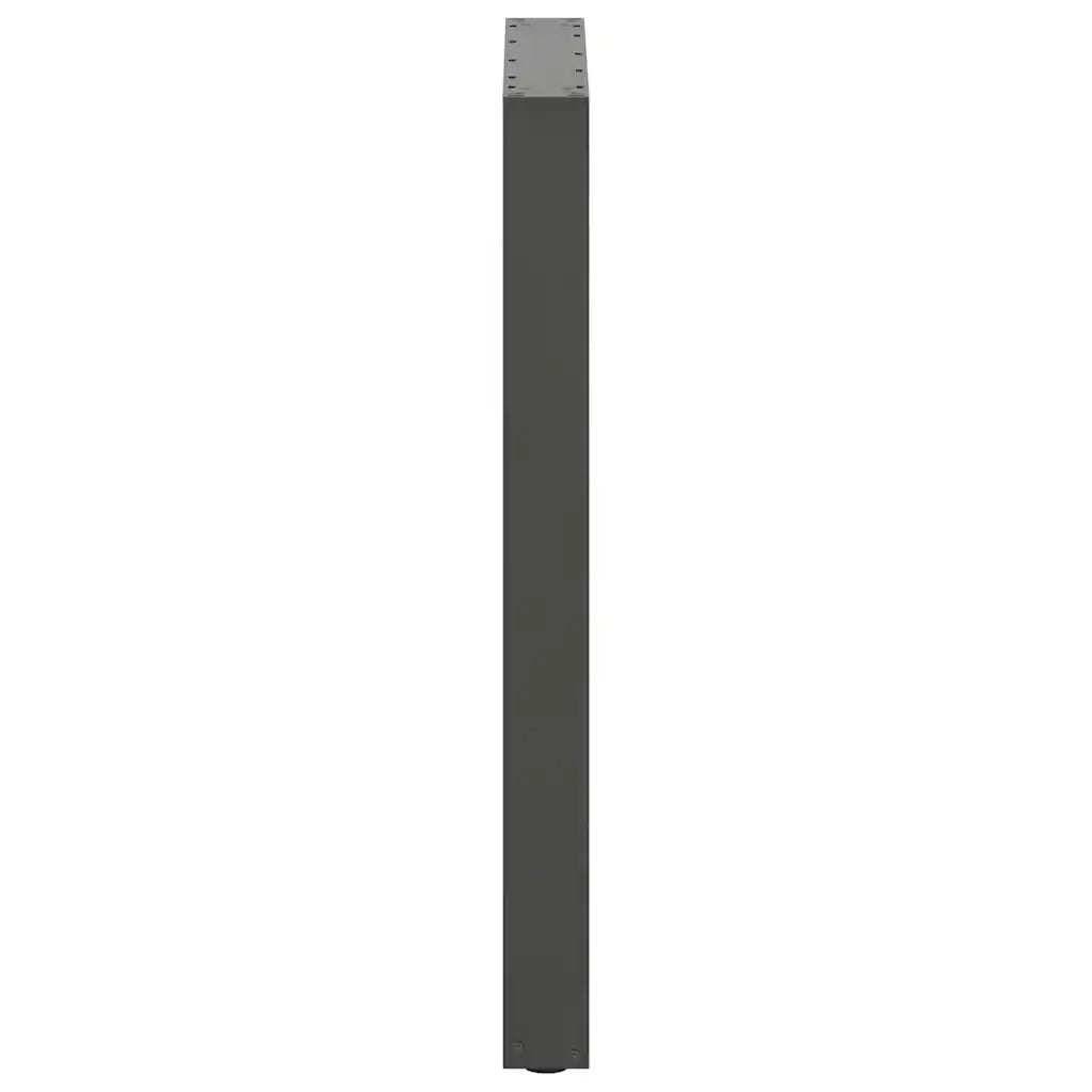 Gambe per tavolo da bar a forma di U 2 pz Antracite 60x(90-91) cm Acciaio 4013226