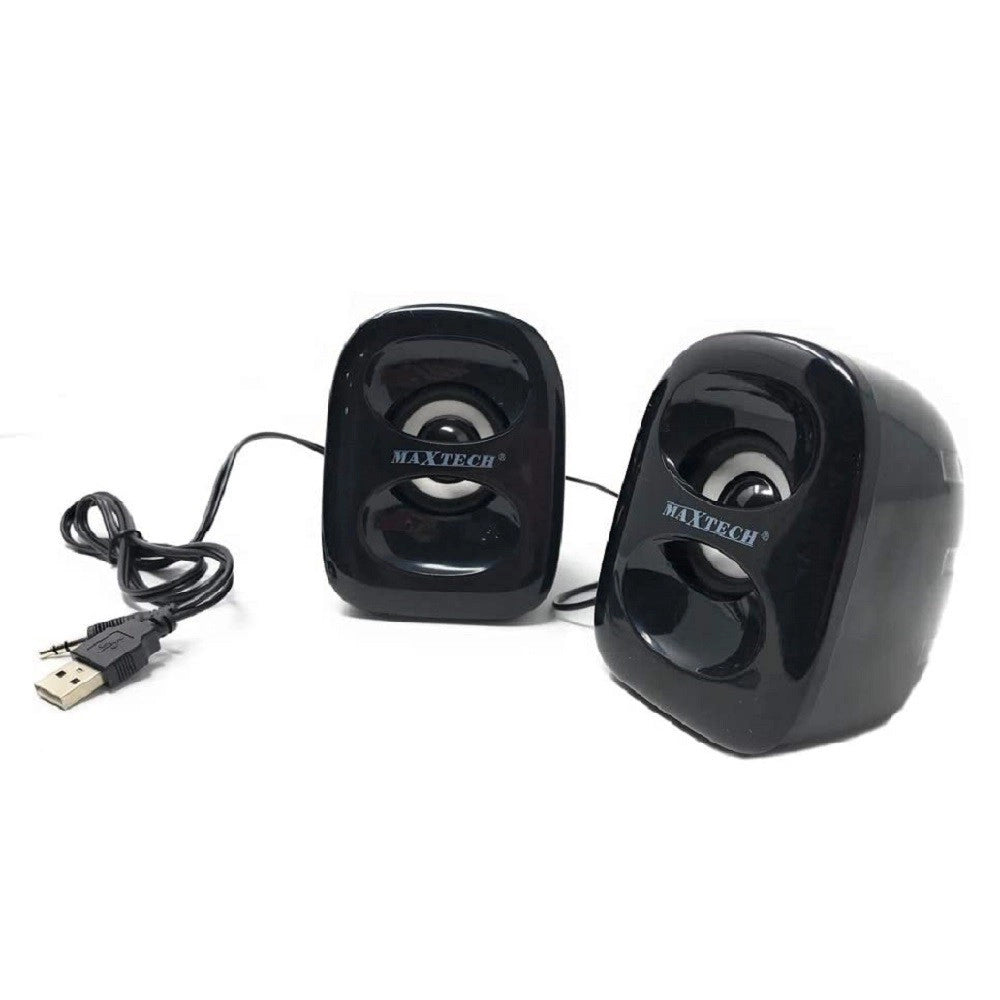 Trade Shop - Casse Pc Audio Speaker 10w Con Luce Rgb Portatili Altoparlanti Maxtech Ca-ss001 -