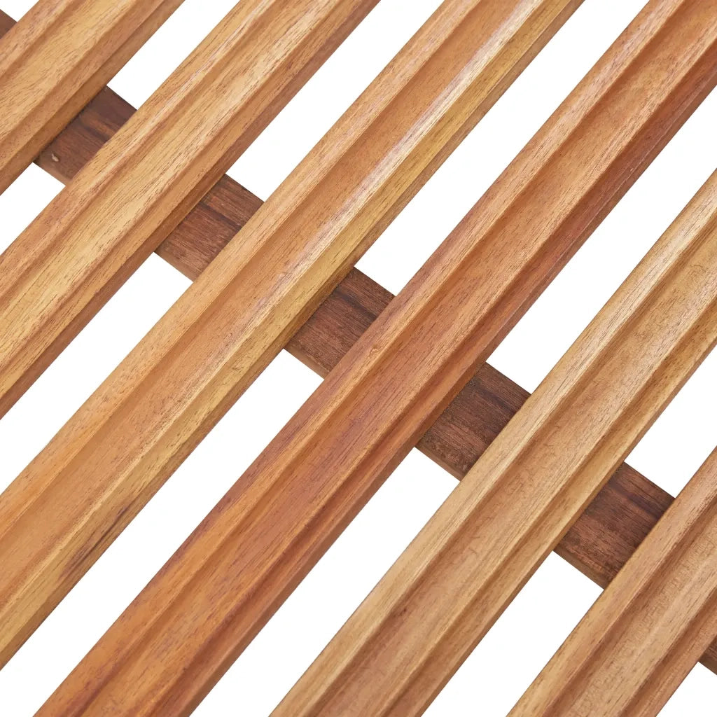 Pedane da Bagno 2 pz in Legno Massello d'Acacia 56x37 cm CFW6685702
