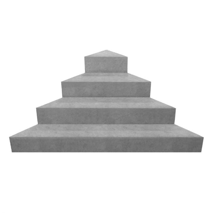Scala Interna Pavia 1,573 X 1,573 H 0,90 M A 3 Gradini, Per Posa Sotto Liner