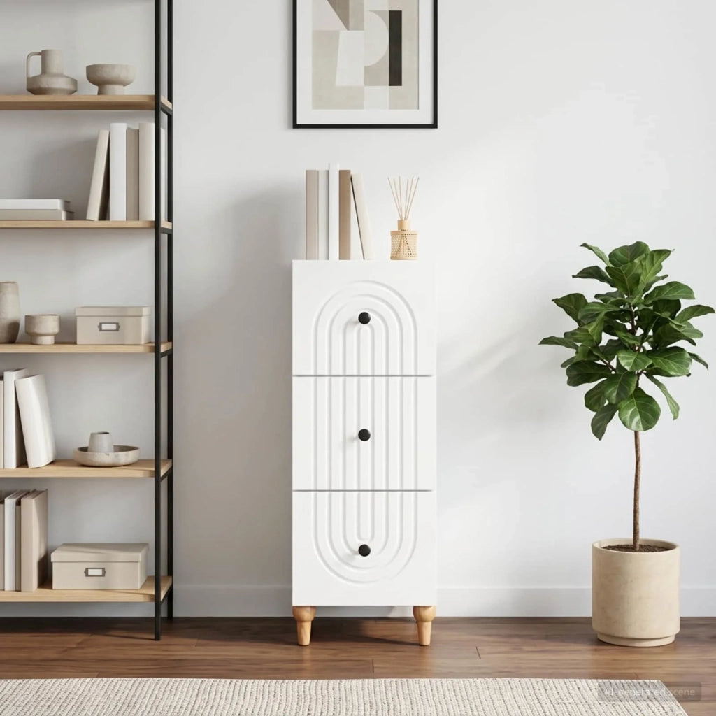 Mobile con Cassetti Bianco 33 x 34,5 x 90 cm 894155