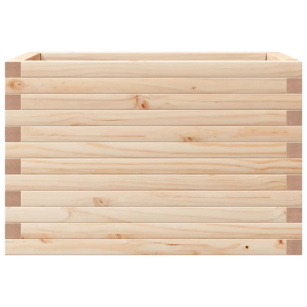 Fioriera da Giardino-Vaso da Esterno 70x40x45,5 cm in Legno Massello di Pino