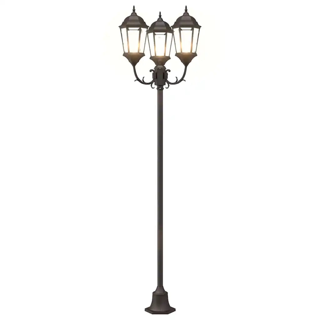 Luce da Giardino Bronzo 57 x 49 x 241 cm Alluminio e vetro CFW1821003