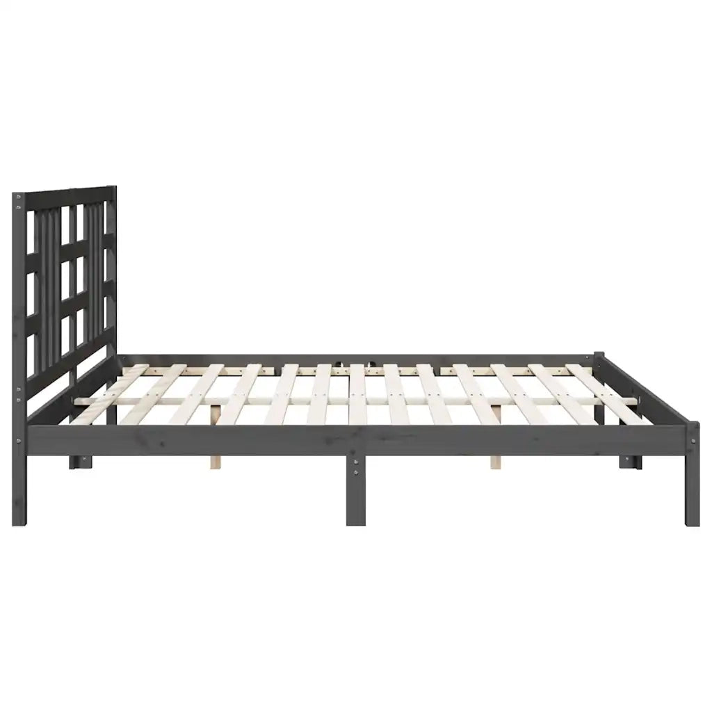 Giroletto Grigio in Legno Massello 200x200 cm 3105427