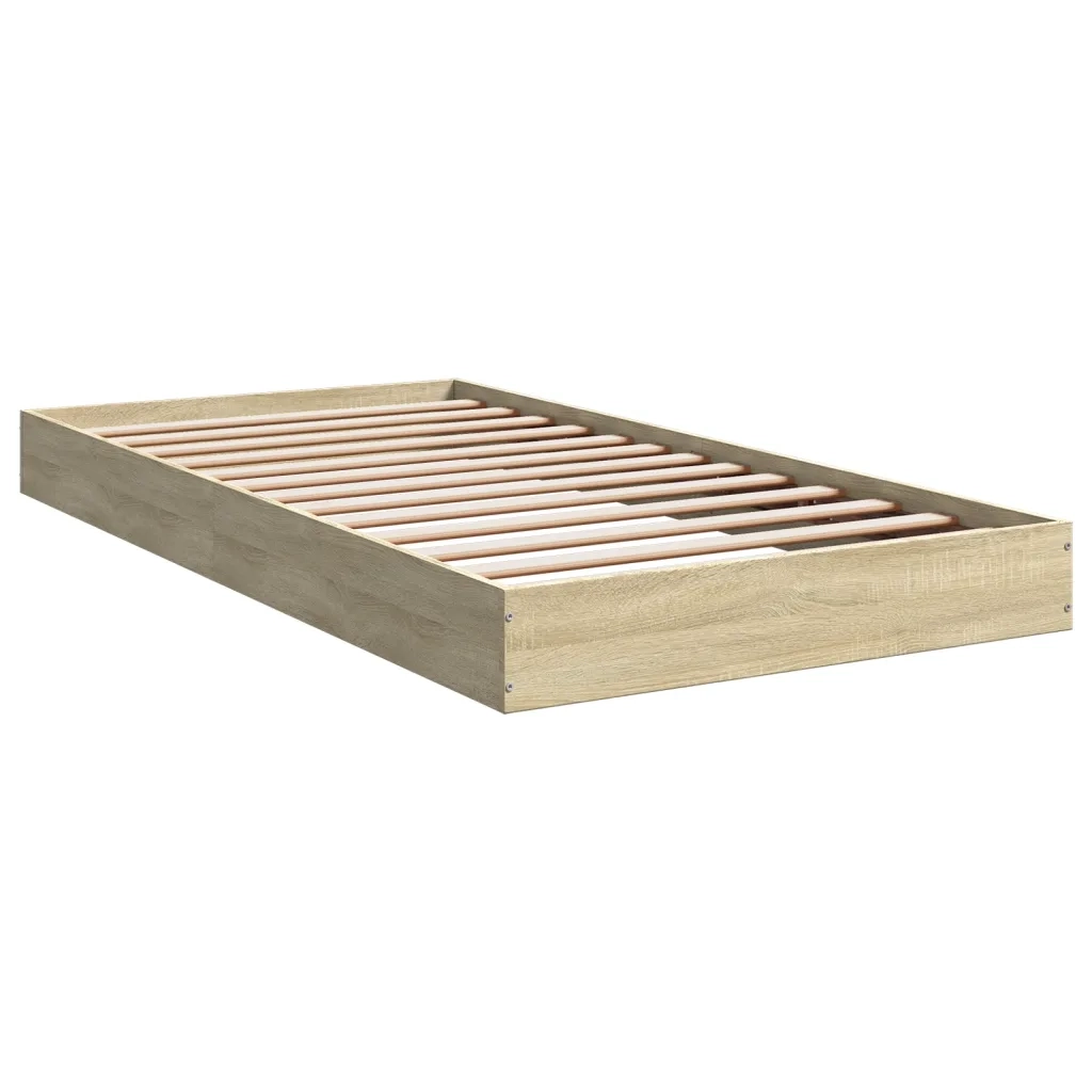 Giroletto senza Materasso Rovere Sonoma 100x200cm in Truciolato 842058