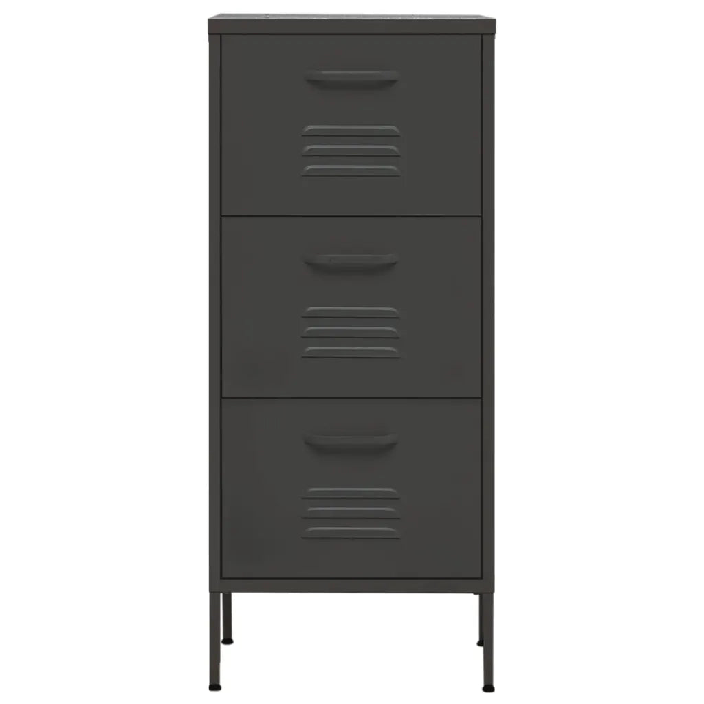 Armadietto Antracite 42,5x35x101,5 cm in Acciaio cod mxl 43244
