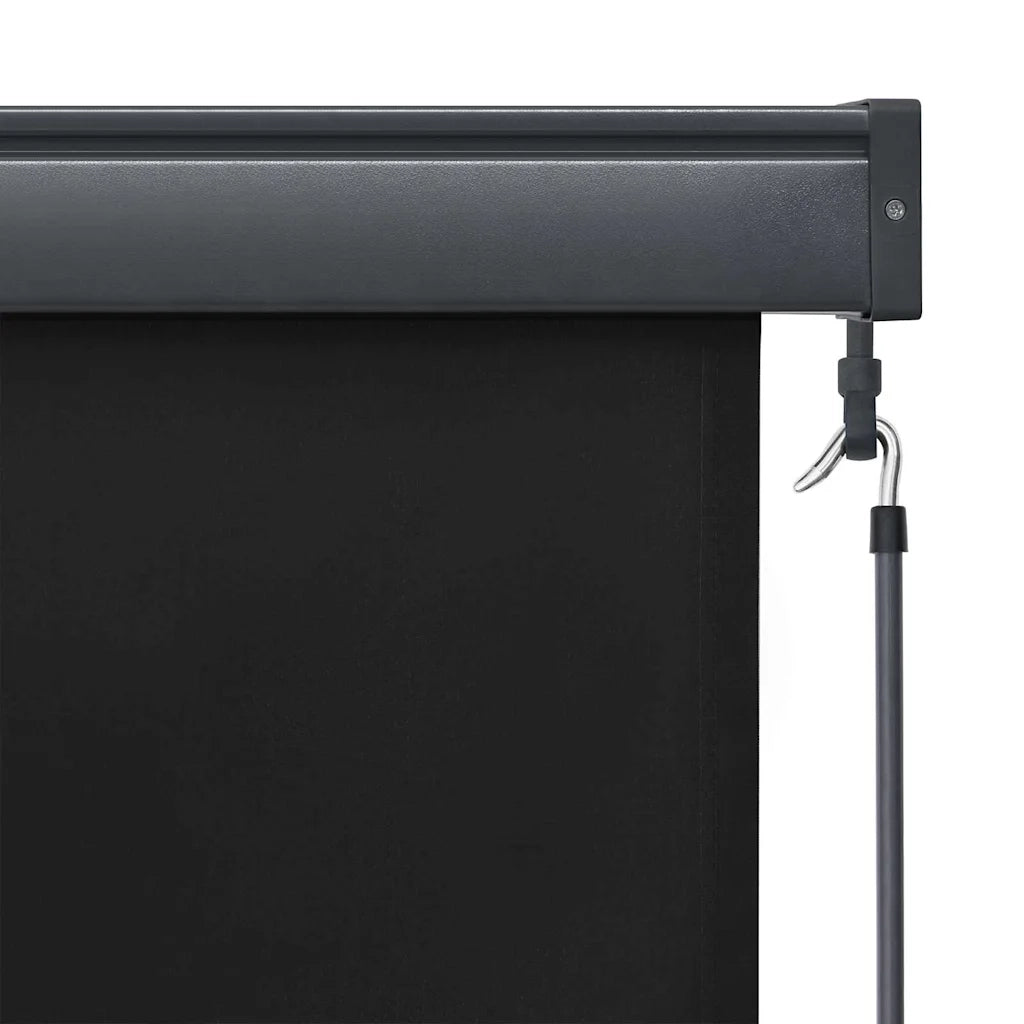 vidaXL Tenda a Rullo Esterna Rigato Antracite 180 x 250 cm Tessuto