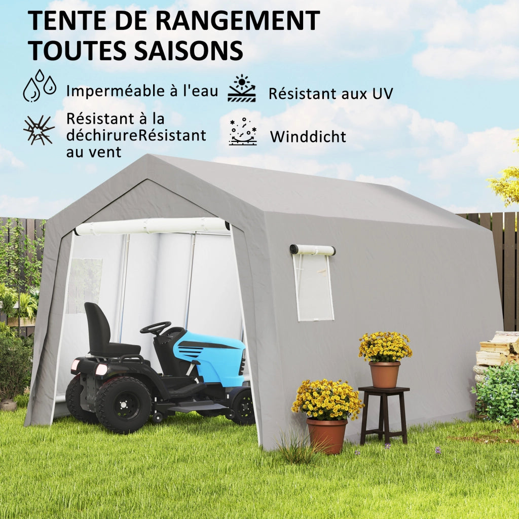 Tenda da Giardino 3x4,5 m ¨C zephmum ¨C Grigio Antracite