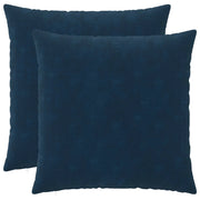 Federa 2 pcs HEERLEN Blu 70 x 70 cm Fleece in microfibra 913323
