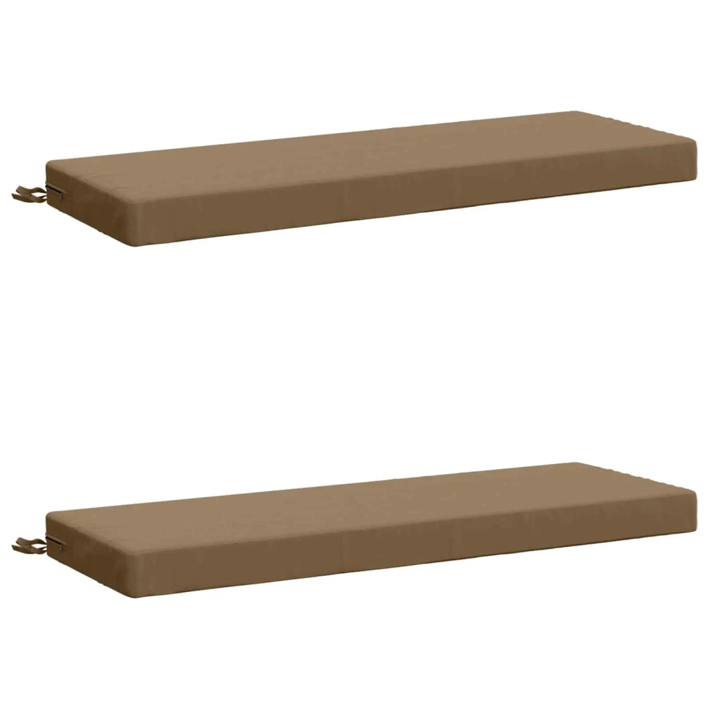 Cuscini per Panchina a 2 Pezzi SOEST 2 pz 100% Poliestere 949771