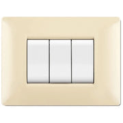 PLACCA LIFE Q LIVING PLAST AVORIO                3P- 10,0 pz