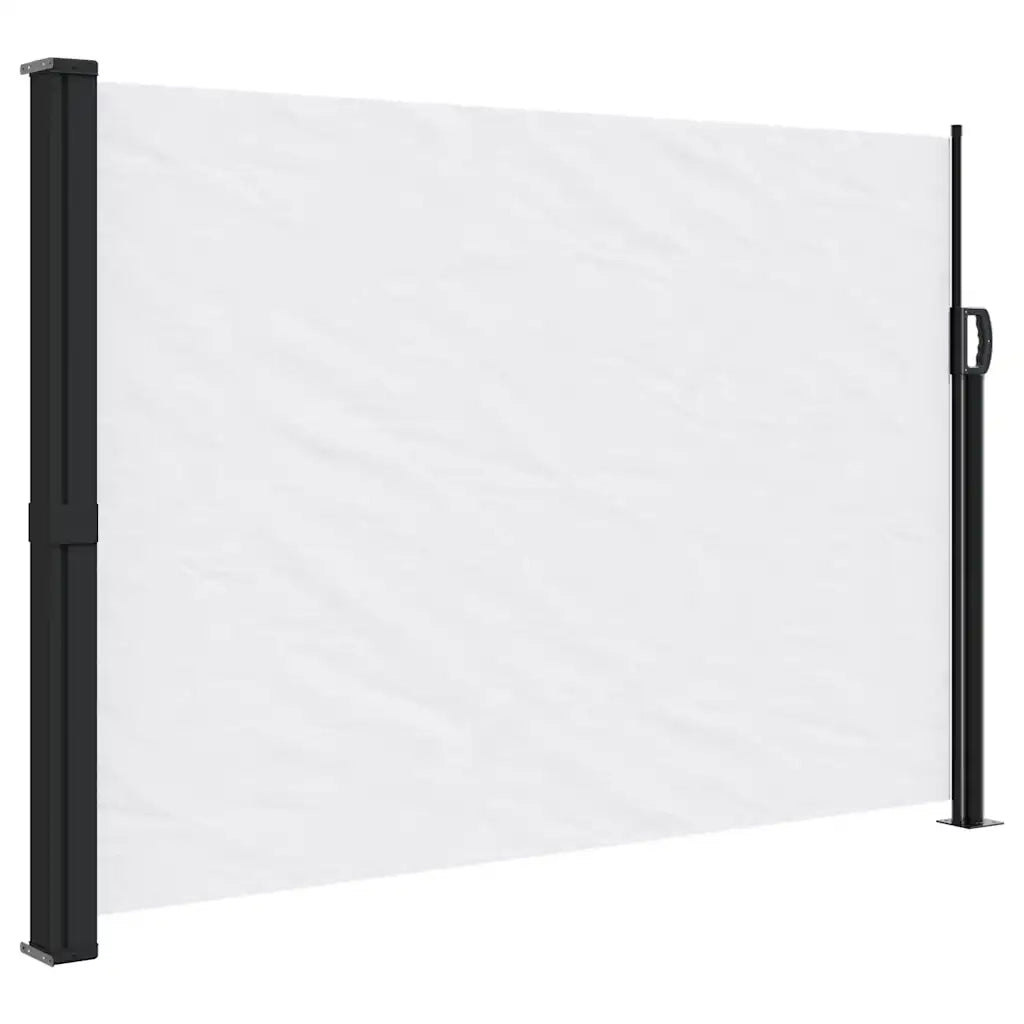 Tenda da Sole Laterale Retrattile-Tenda parasole per balcone per giardino Bianco 140x300 cm
