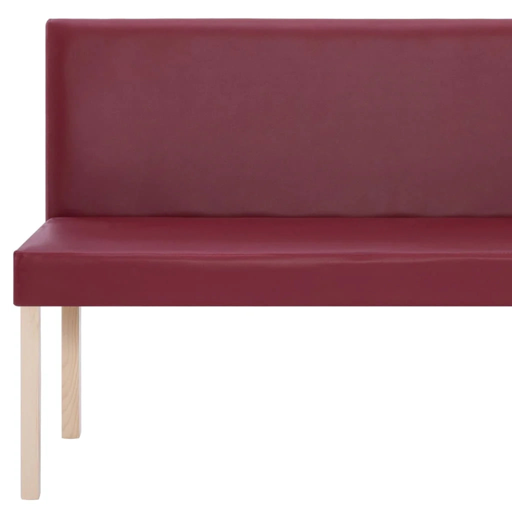 Panca/panca 139,5 cm materiale sintetico rosso bordeaux 02_0010807