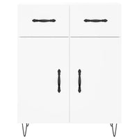 Credenza Bianca 69,5x34x180 cm in Legno Multistrato 3200545