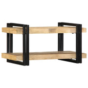 Mensola da Parete 70x33x35 cm in Legno Massello di Mango Grezzo 4017482