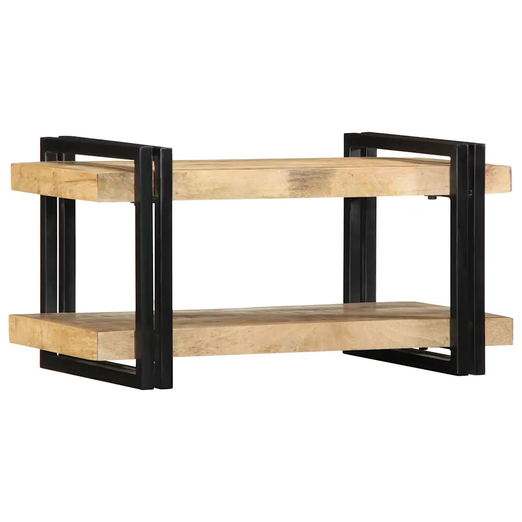 Mensola da Parete 70x33x35 cm in Legno Massello di Mango Grezzo 4017482