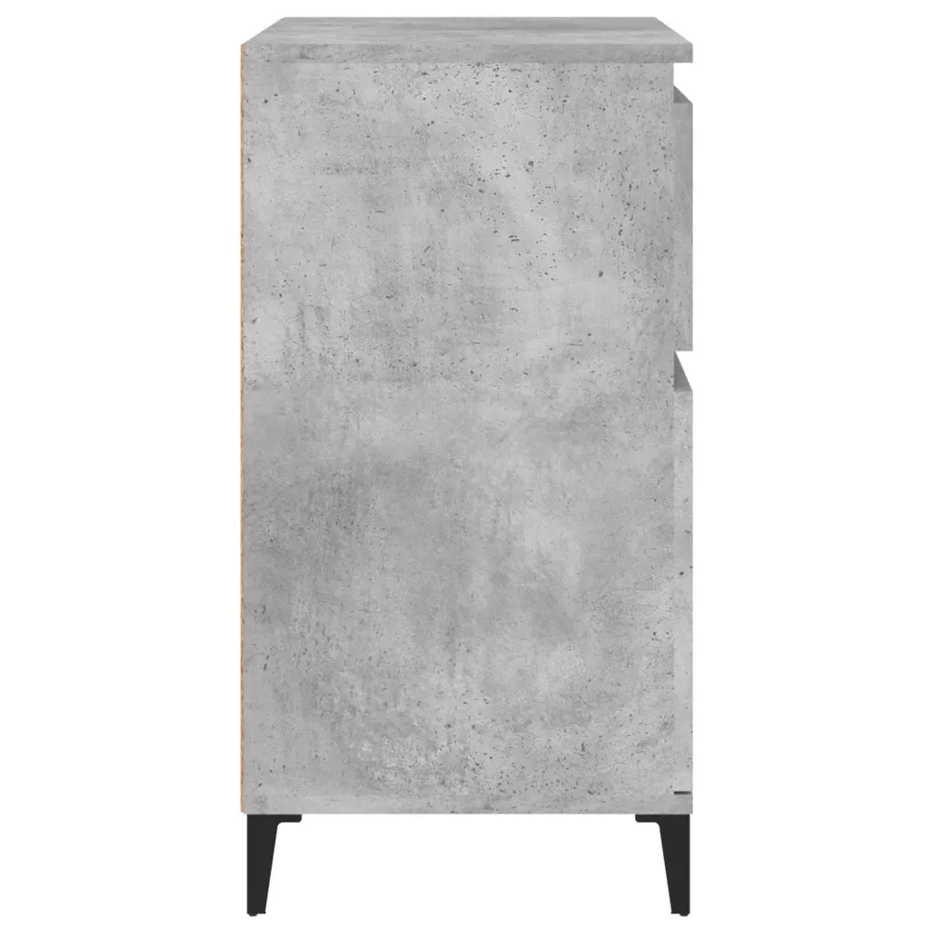 Credenza-Buffet-Armadio da cucina Grigio Cemento 60x35x70 cm in Legno Multistrato 206597