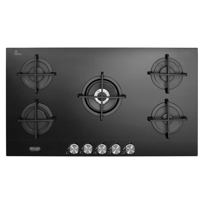 De’Longhi NSL 590 NC piano cottura Nero Da incasso 90 cm Gas 5 Fornello(i)