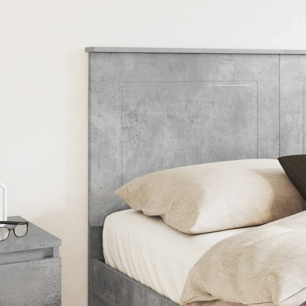 Testiera Grigio Cemento 100 cm Legno ingegnerizzato 887652
