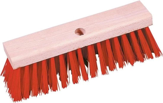 Aspirapolvere Compacto Elastico a Steghe 42 Cm Colore Legno/Rosso