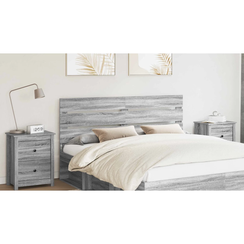 Testiera Grigio Sonoma Legno multistrato
