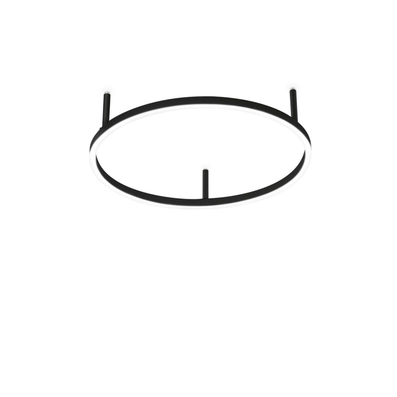 Lampada Da Soffitto Oracle Slim Pl D050 Round 3000K On-Off Bk Ideal-Lux
